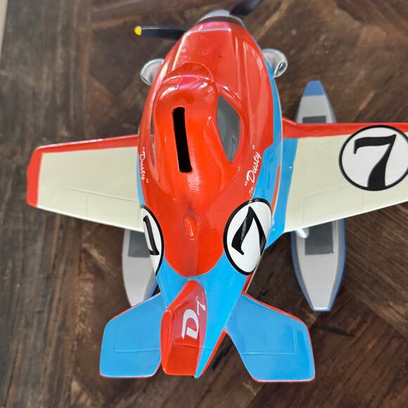 Disney Pixar Planes Fire & Rescue Dusty Coin Bank Rare Collectable - Picture 2 of 8